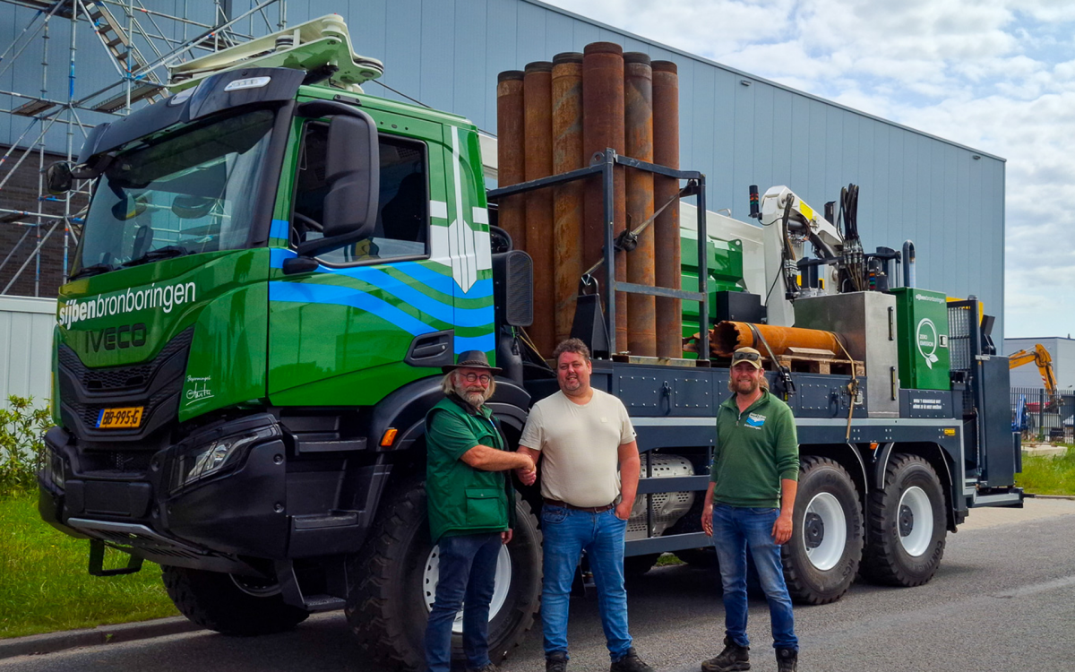 Electric Boxer 150 E GEO on truck for soil surveys delivered to Sijben Bronboringen