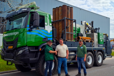 Electric Boxer 150 E GEO on truck for soil surveys delivered to Sijben Bronboringen