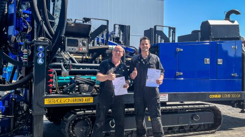 Pieter and paul have just obtained the training course "self-inspection with the amtek system" from aboma!