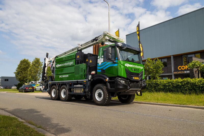 Electric Boxer 150 E GEO on truck for soil surveys delivered to Sijben Bronboringen